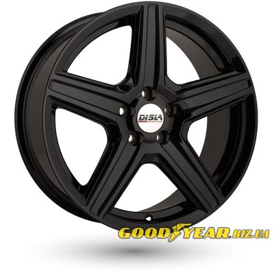 Disla Scorpio 7.5x17 5x112 ET42 DIA66.6 Black