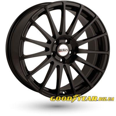 Disla Turismo 7.5x17 5x112 ET40 DIA57.1 Black